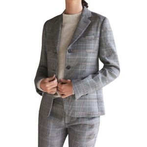 Comptoir des cotonniers plaid blazer